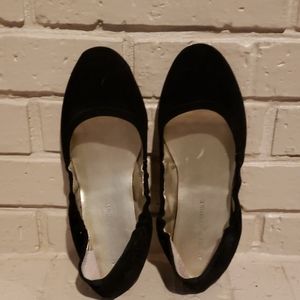 Velvet Black Flats